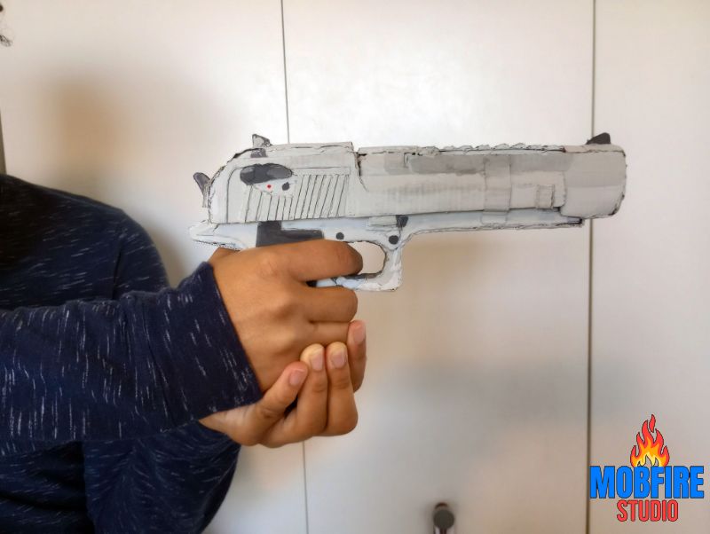 cardboard desert eagle