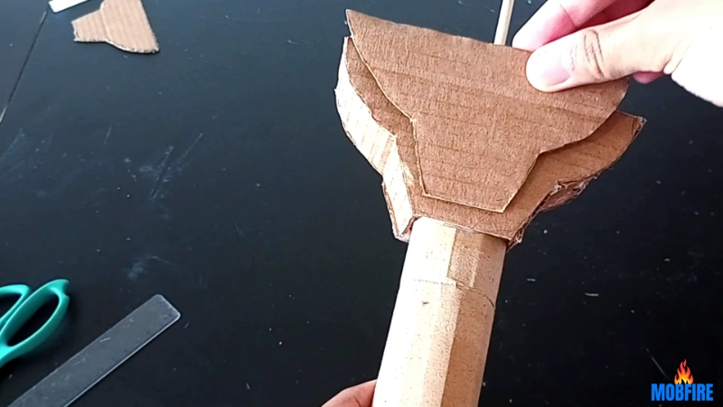 Diy tutorial stacking guard inspired by Rumi's sword in Kpop Demon Hunters.