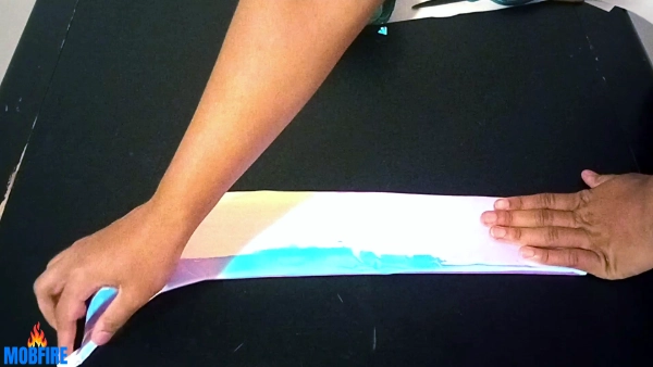 Mira's Weapon /Curved Moon Sword Cardboard Diy Tutorial vinyl