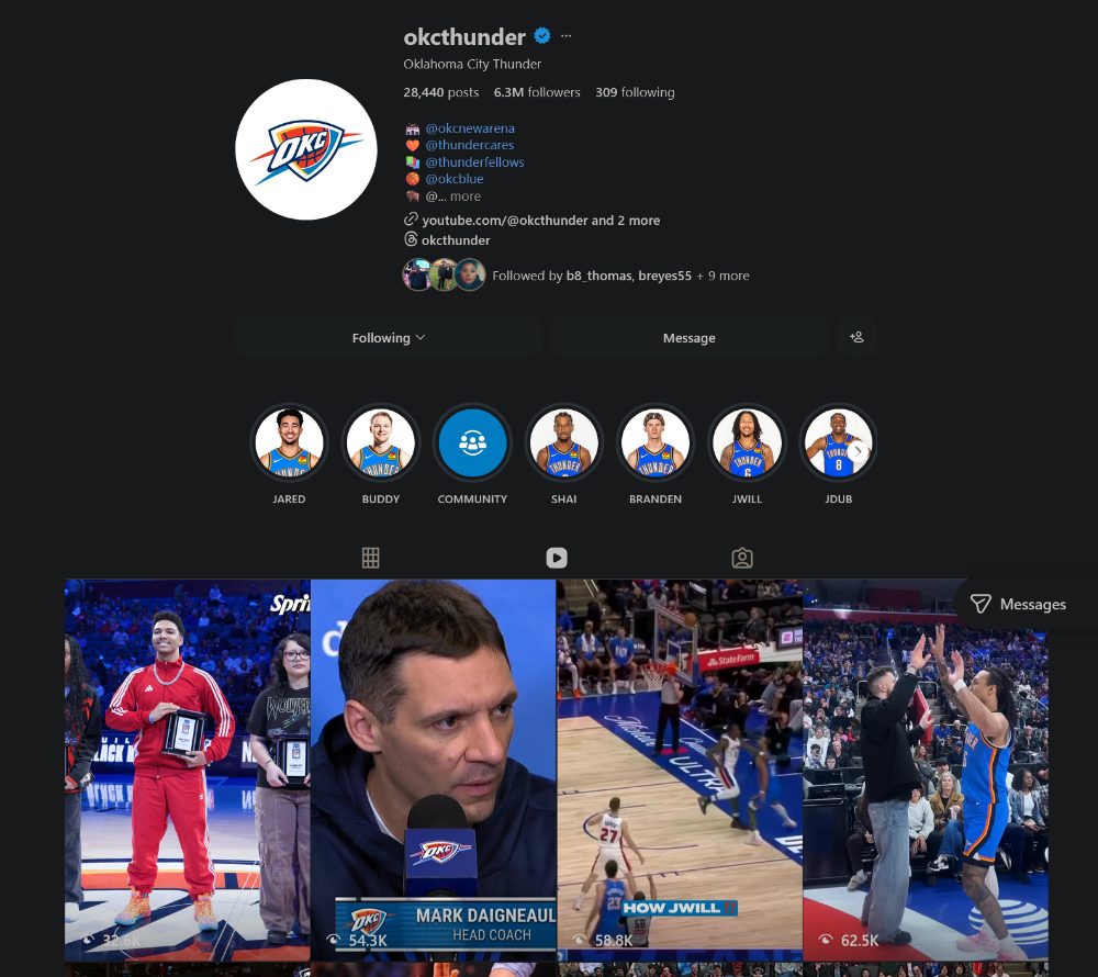 OKC Thunder Black Heritage 2026 IG - Winner Jakobe F. aka MobFire