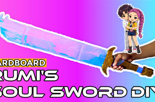 Cardboard Rumi's Soul Sword DIY